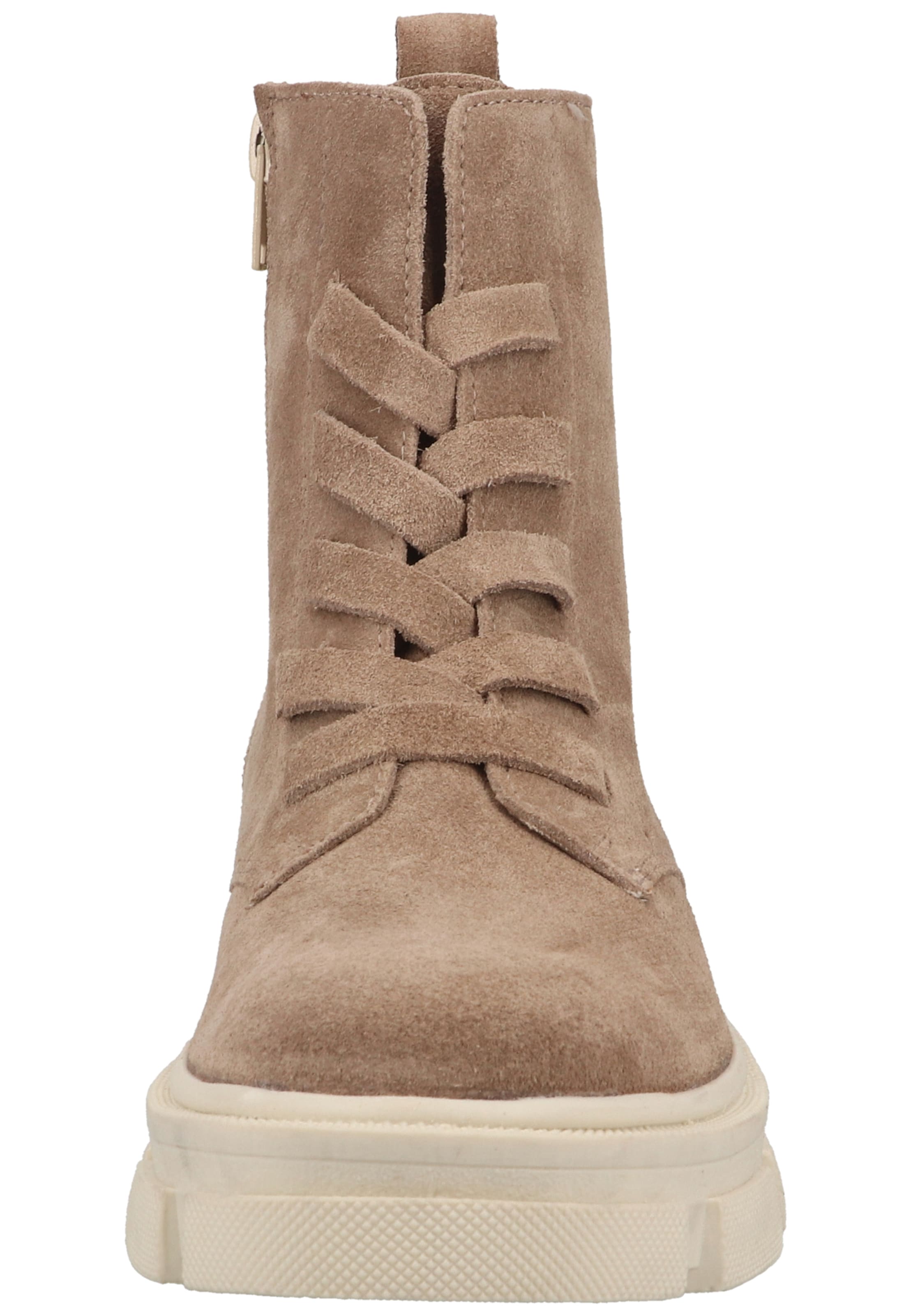 Bottines à lacets ILC en beige