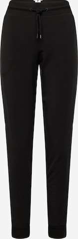 Tommy Hilfiger Underwear Tapered Trousers in Black: front