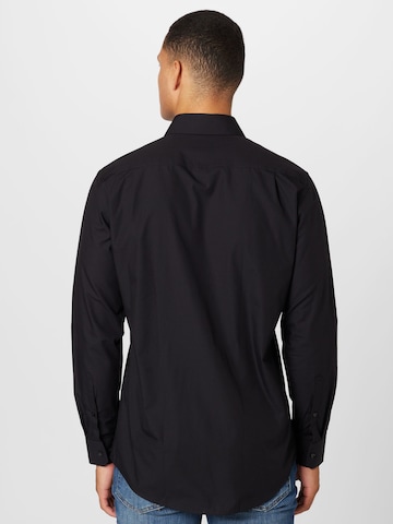 Coupe regular Chemise business SEIDENSTICKER en noir