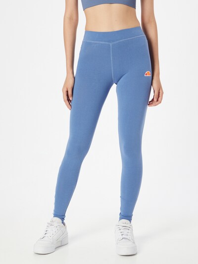ELLESSE Leggings 'Solos 2' in hellblau / orange / weiß, Modelansicht