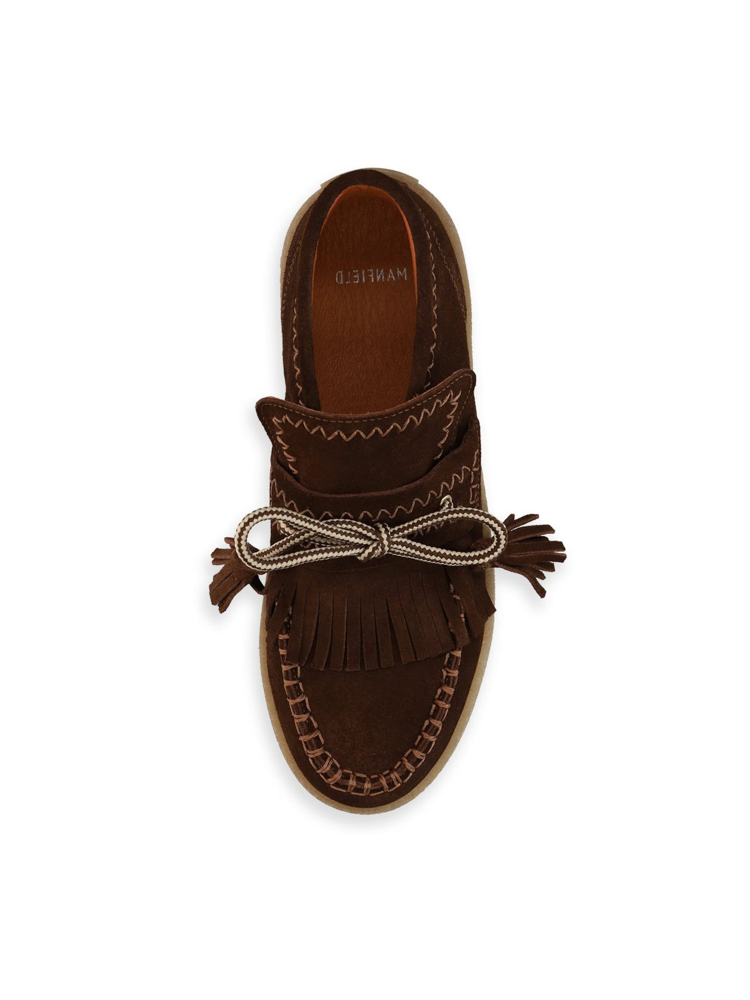 MANFIELD Stiefelette in Braun