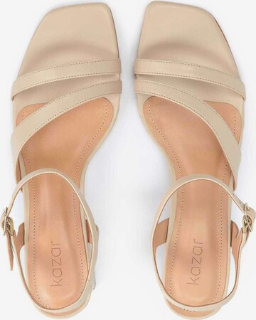 Kazar Strap Sandals in Beige