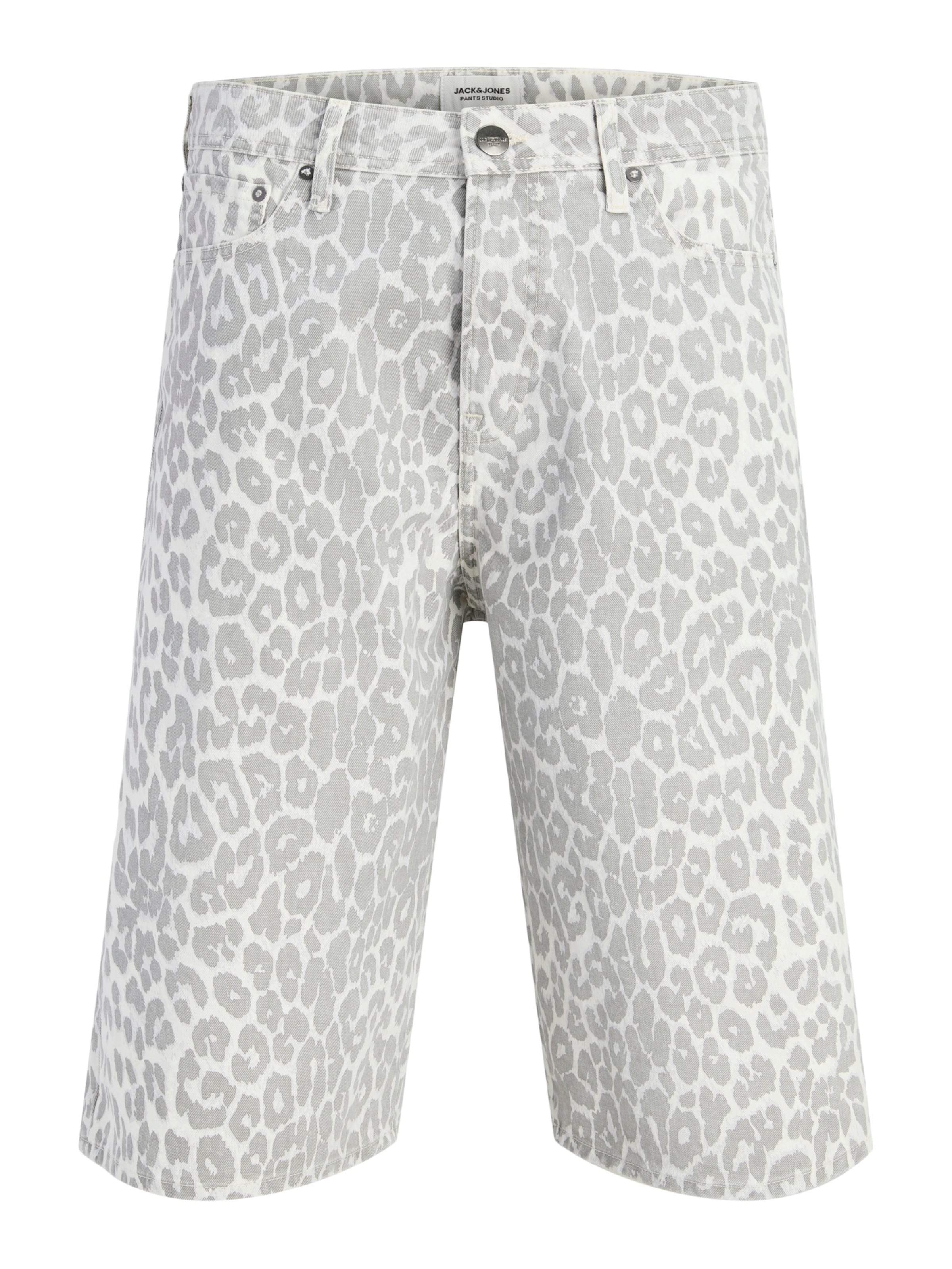 JACK & JONES Luźne Spodnie 'JPSTOWEN ROY' w kolorze szary: przód