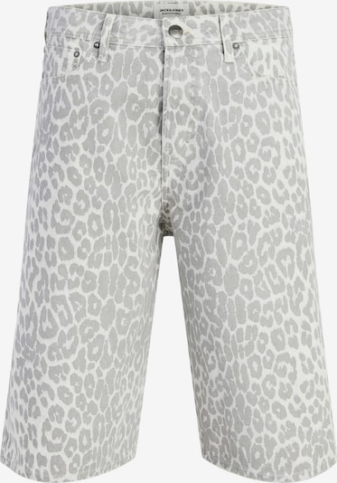 JACK & JONES Housut 'JPSTOWEN ROY' värissä vaaleanharmaa / valkoinen, Tuotenäkymä