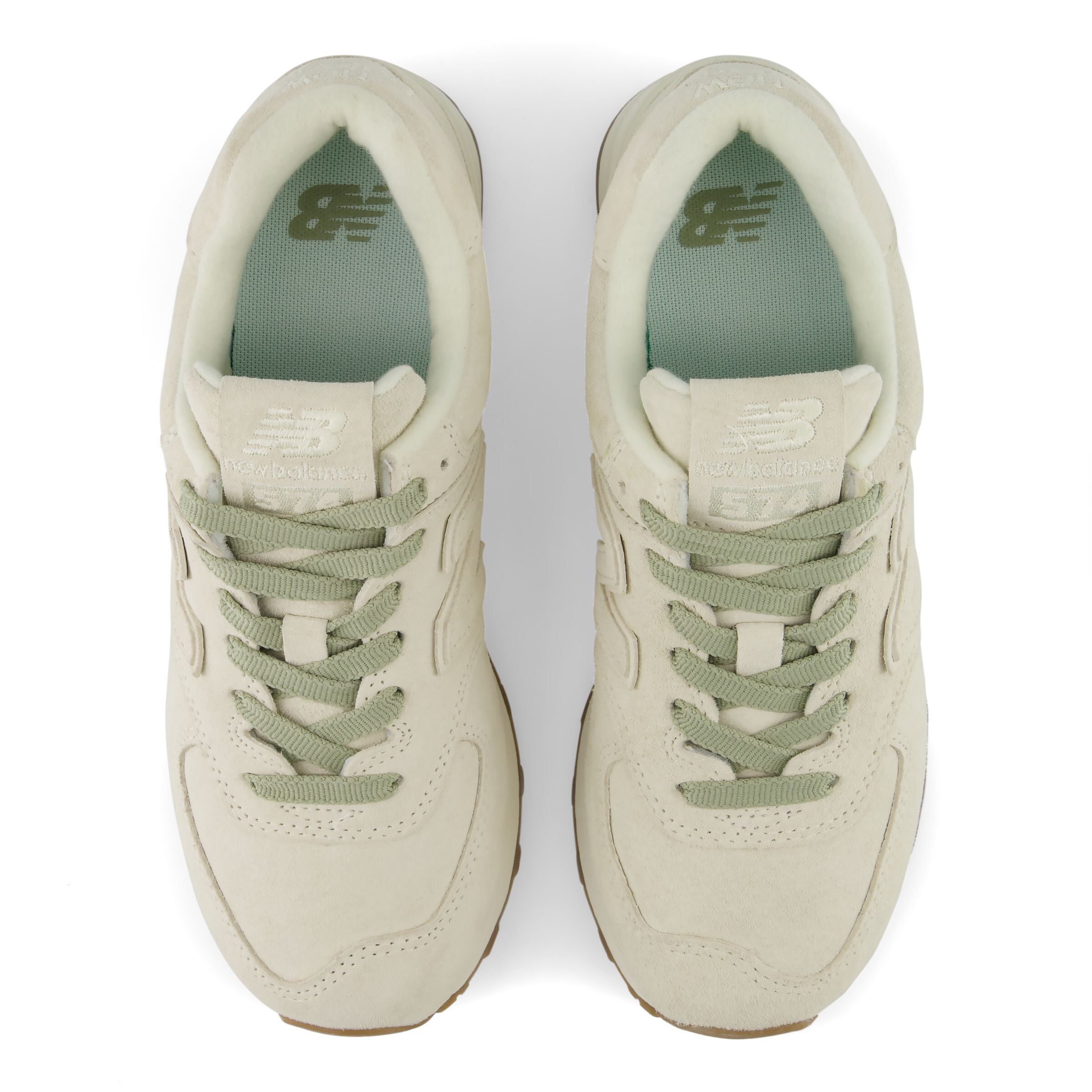 Baskets basses '574' new balance en vert