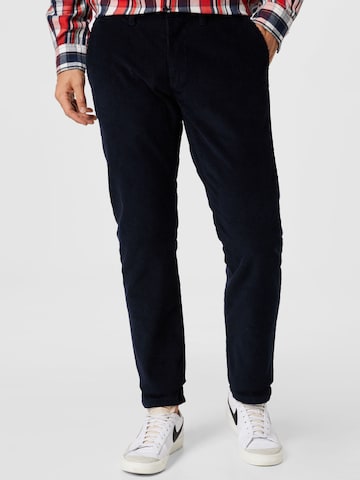 TOM TAILOR Chino-püksid, värv sinine: eest vaates