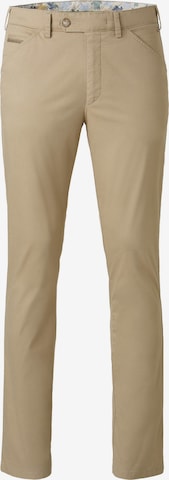 MEYER Chino trousers in Beige: front