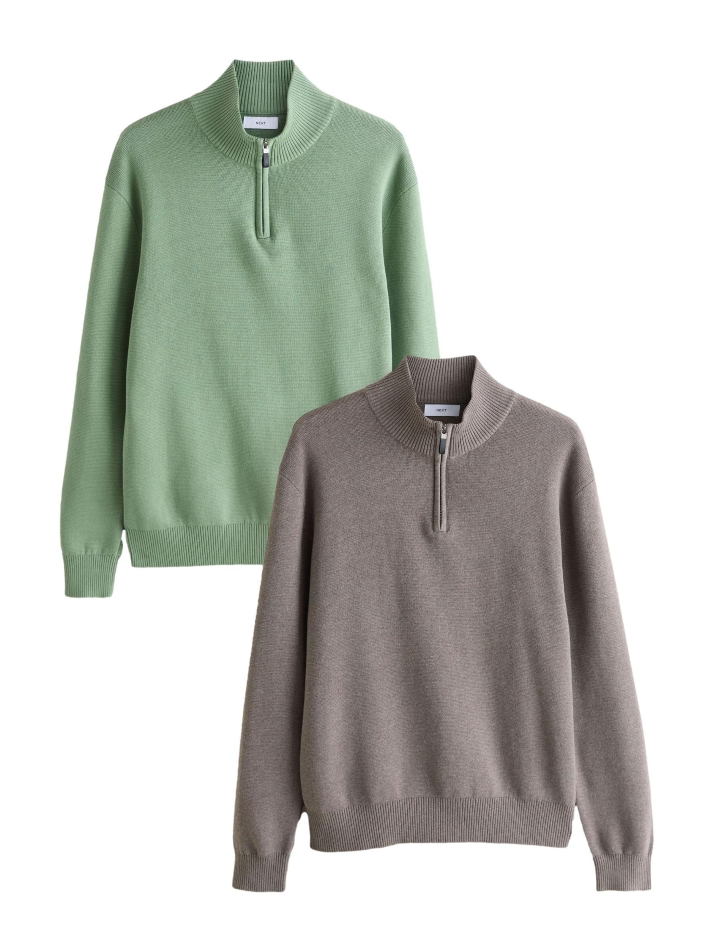 Next Svetr - barvy bláta / pastelově zelená, Produkt
