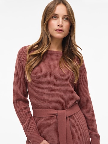 Rochie tricotat 'VIBUBBA' de la VILA pe roșu