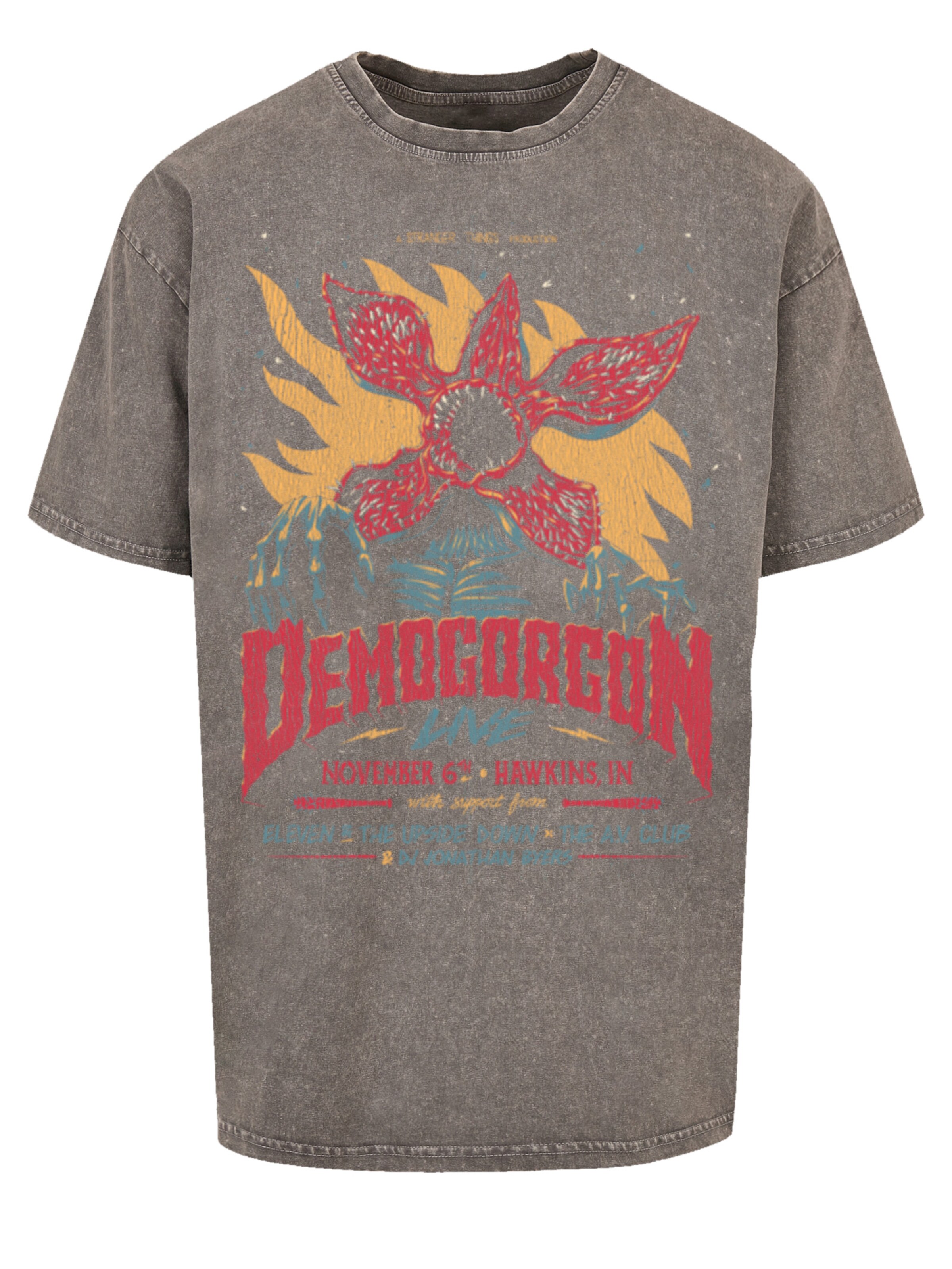 F4NT4STIC T-Shirt in Grau: Vorderseite