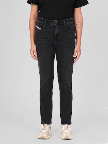 DIESEL - Skinny Calças de ganga '2015 Babhila' em preto: frente