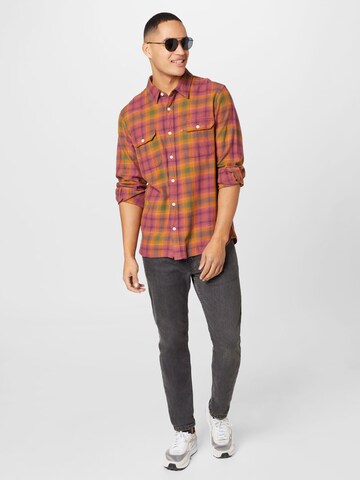 LEVI'S ® Comfort fit Button Up Shirt 'Jackson Worker' in Brown