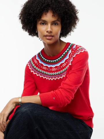 TOMMY HILFIGER Pulóver - piros