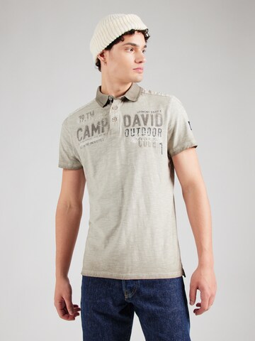 CAMP DAVID Poloshirt in Beige: Vorderseite
