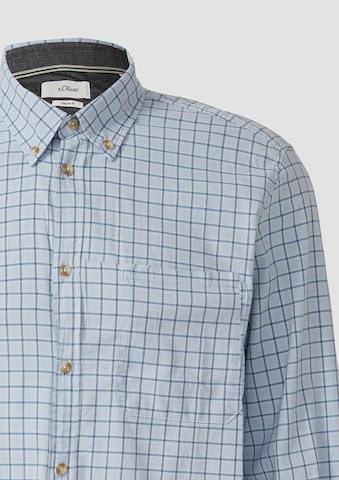 Coupe regular Chemise s.Oliver en bleu