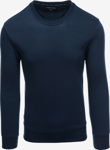 Sweat-shirt 'B978' Ombre en bleu : devant