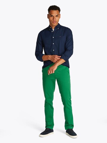 TOMMY HILFIGER Slim fit Overhemd 'FLEX' in Blauw