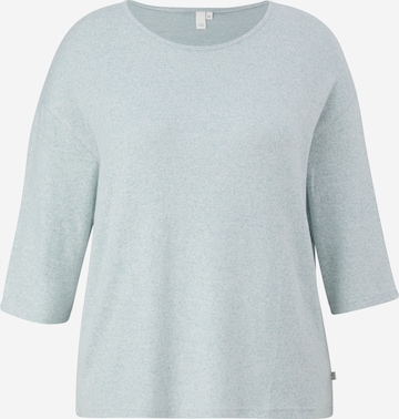 QS Shirt in Blauw: voorkant