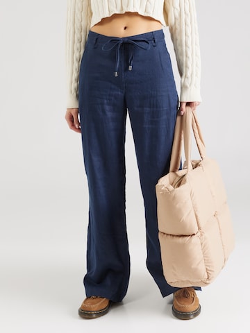 ESPRIT Zvonové kalhoty Kalhoty – modrá: přední strana