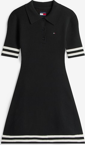 Tommy JeansPletena haljina - crna boja: prednji dio