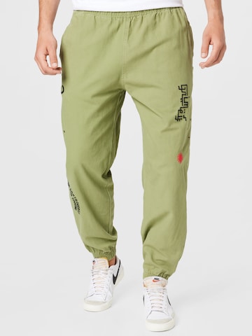 Grimey Tapered Pants in Green: front