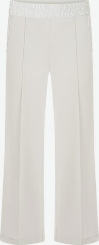 Cambio Regular Pleat-Front Pants 'Cameron' in White: front