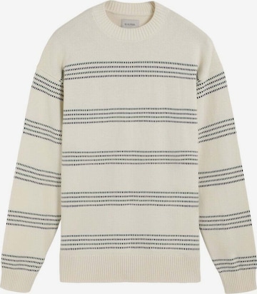 ScalpersPulover - bijela boja: prednji dio