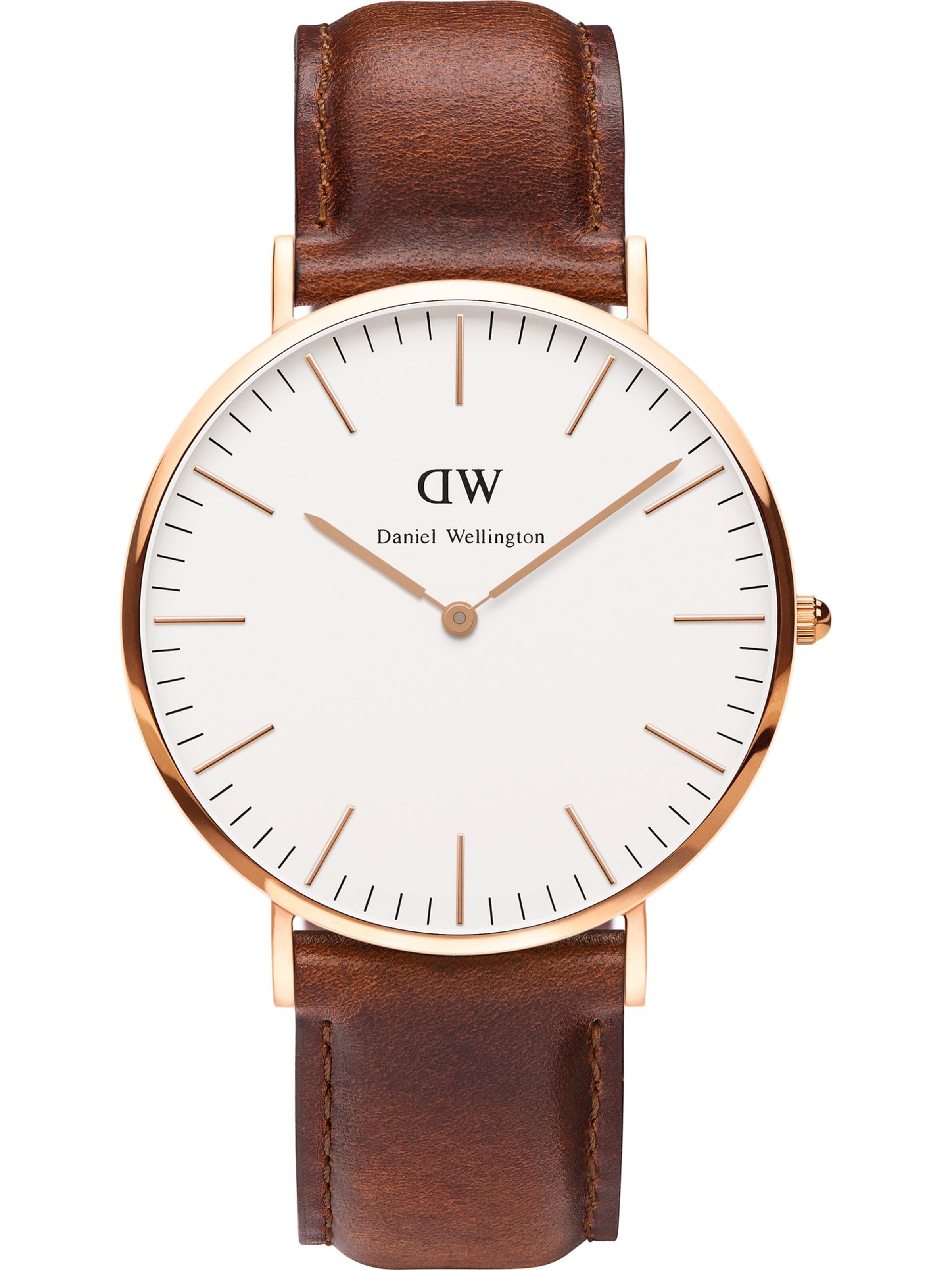 Daniel Wellington Analog Watch in Brown: front