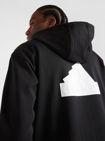 ADIDAS SPORTSWEAR Sportsweatjacke 'FI BOS' in Schwarz