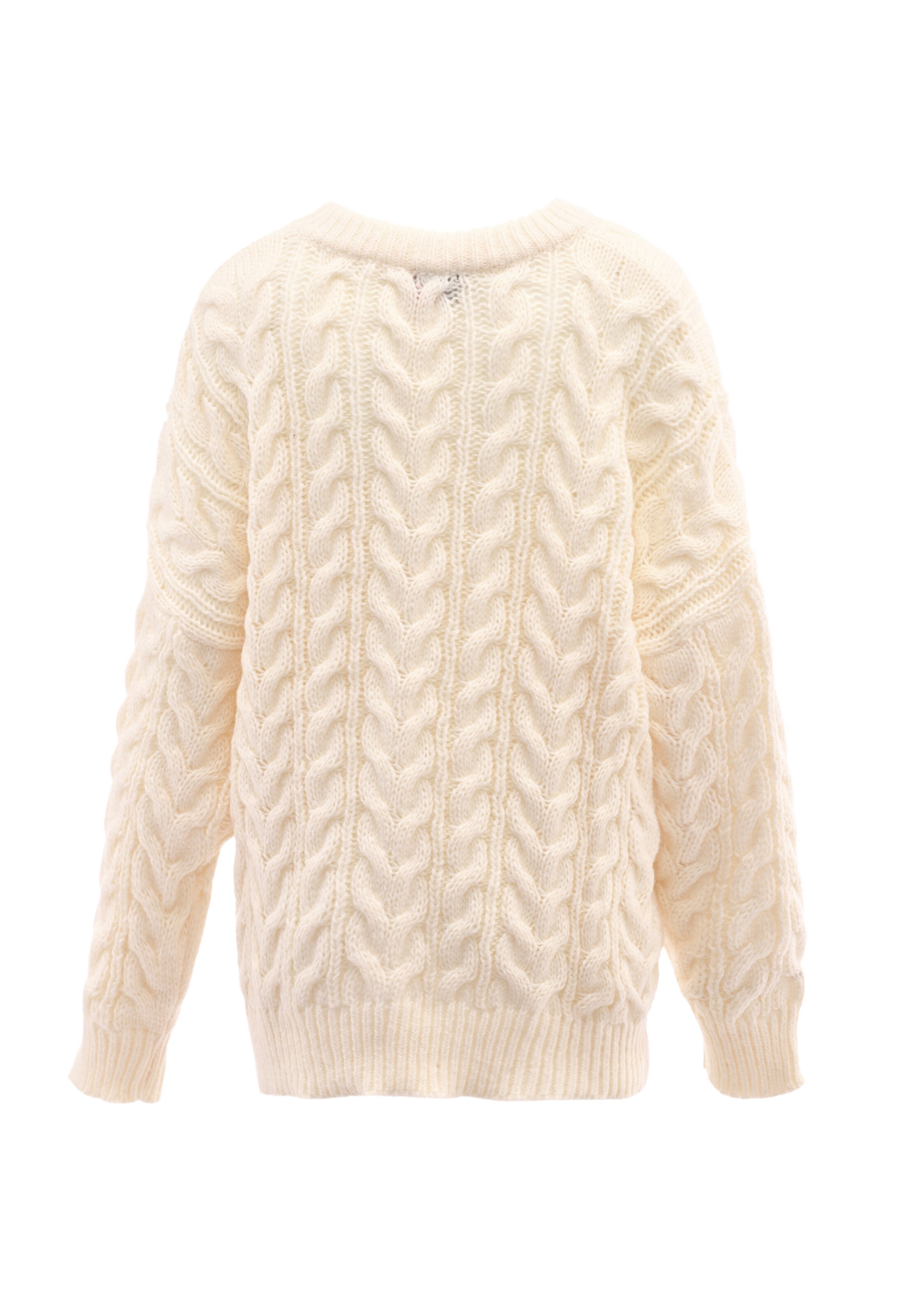 MYMO Pulover | bela barva