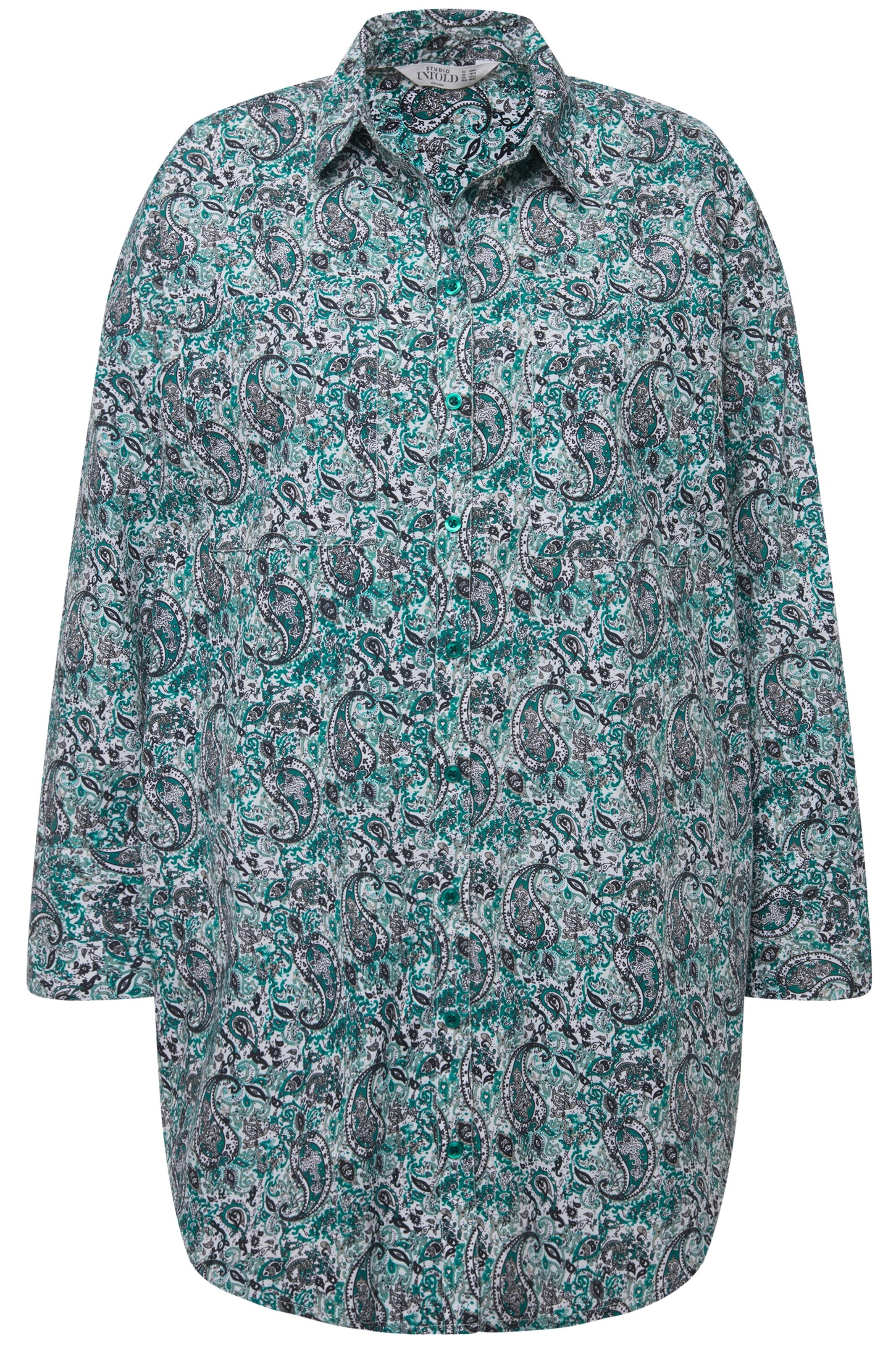 Studio Untold Bluse in Grün: Vorderseite