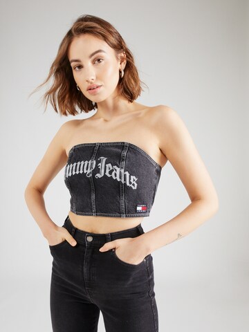 Tommy Jeans Top in Schwarz: predná strana