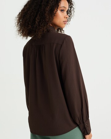 WE Fashion Blouse in Brown