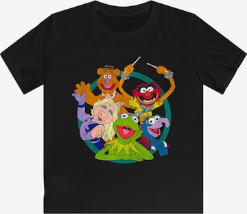 F4NT4STIC Shirt 'Muppets' in Black: front