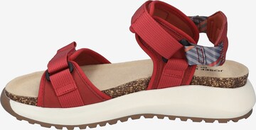 JOSEF SEIBEL Hiking Sandals 'Annie' in Red