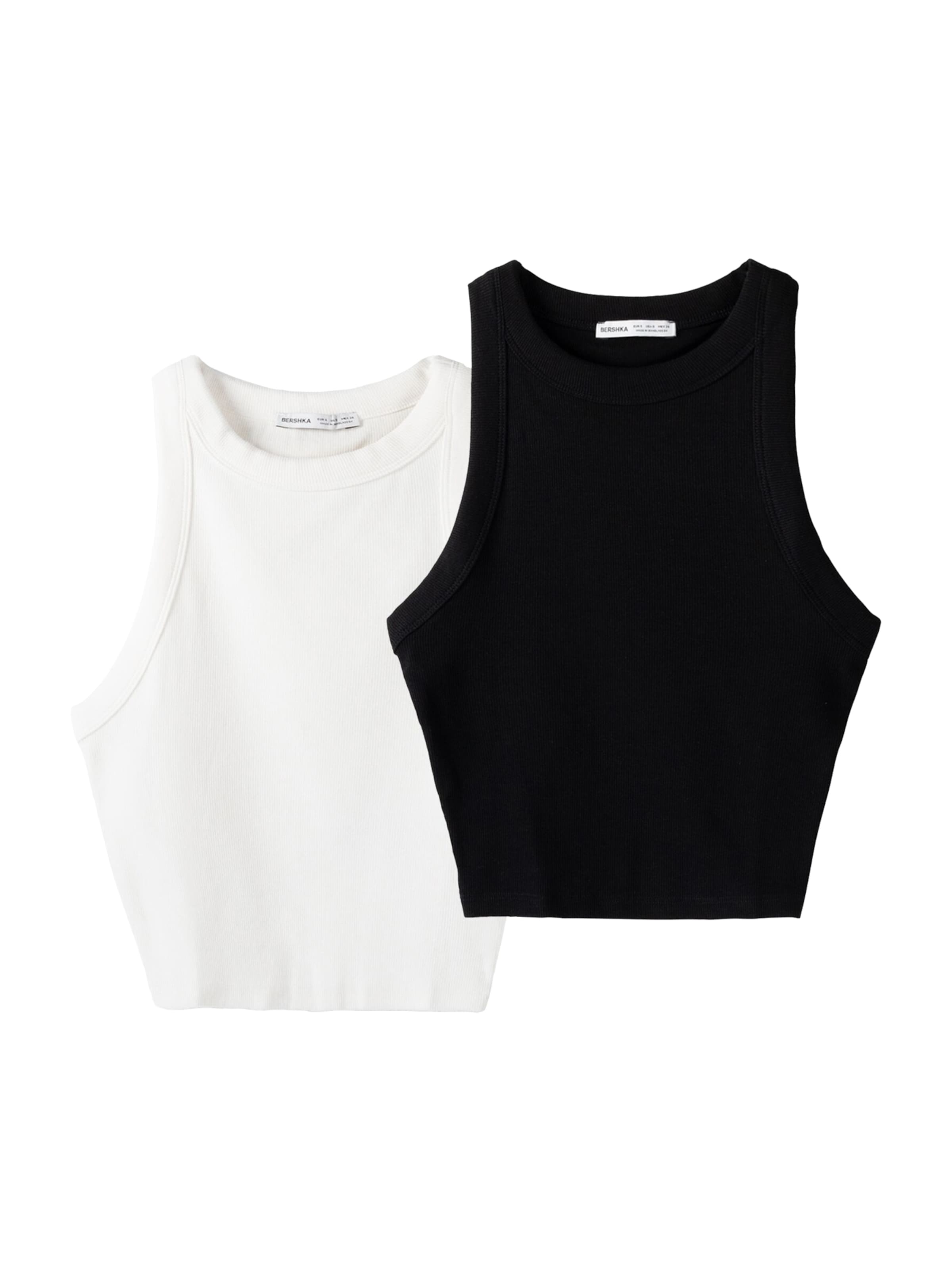 Bershka Top in Schwarz: Vorderseite
