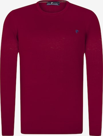 DENIM CULTURE Pullover 'MANNO' in Rot: predná strana