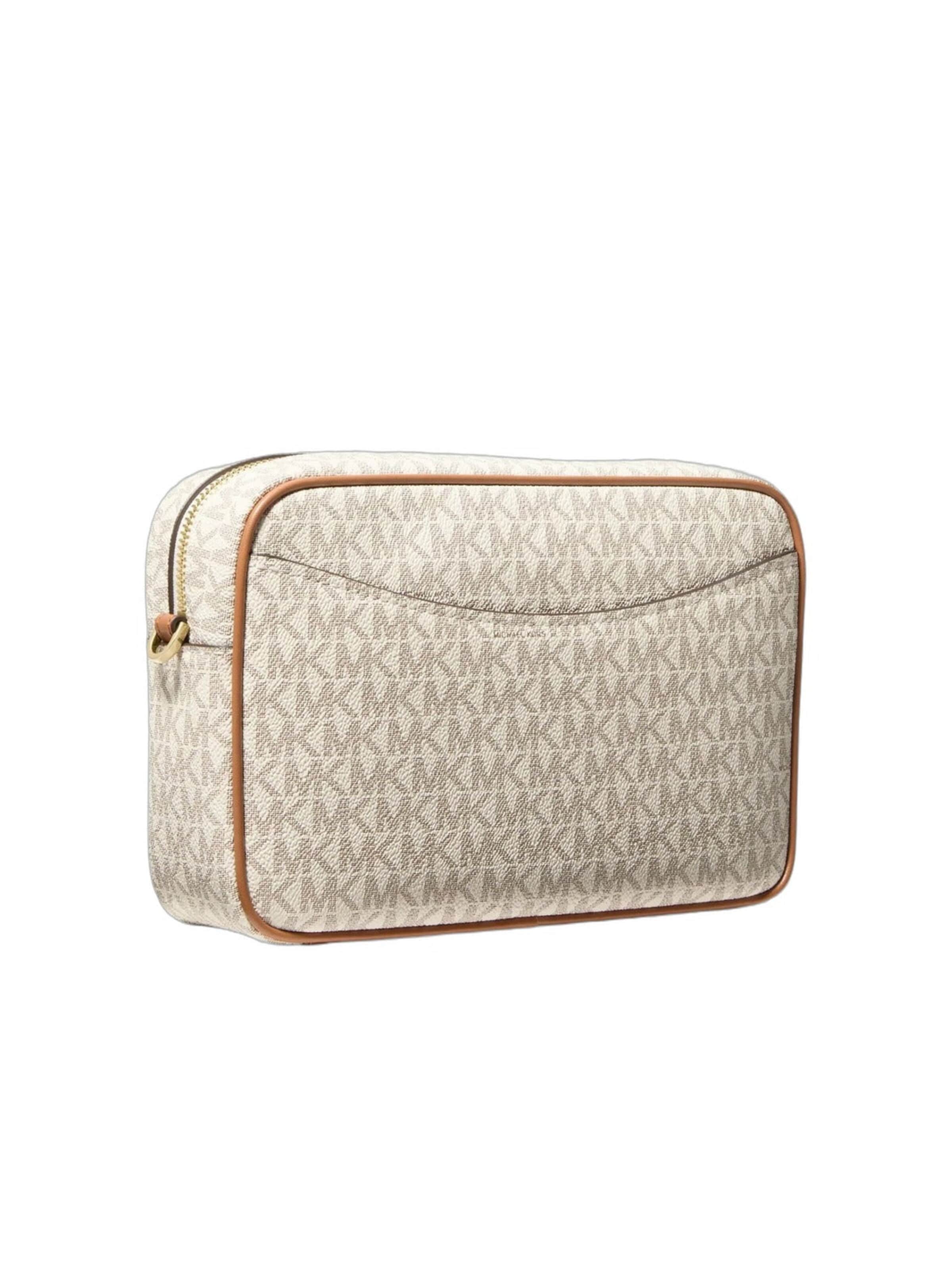 MICHAEL Michael Kors Torba za čez ramo 'Michael Kors Sac Bandoulière Bev Grand Est-Ouest Beige' | bež barva