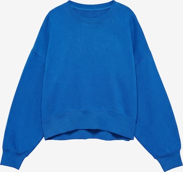 Pull&Bear Sweatshirt in Blue: front