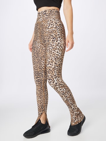 Skinny Leggings Ragdoll LA en marron : devant