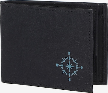 Porte-monnaies 'New Cryptan' OXMOX en noir : devant