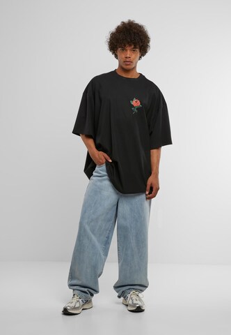 melns Mister Tee T-Krekls 'Rose'