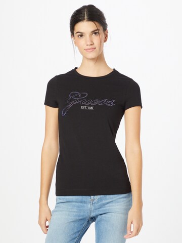 GUESS T-Shirt 'Selina' in Schwarz: predná strana