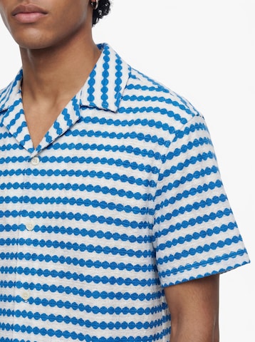 Coupe regular Chemise 'SLHDYLAN' SELECTED en blanc