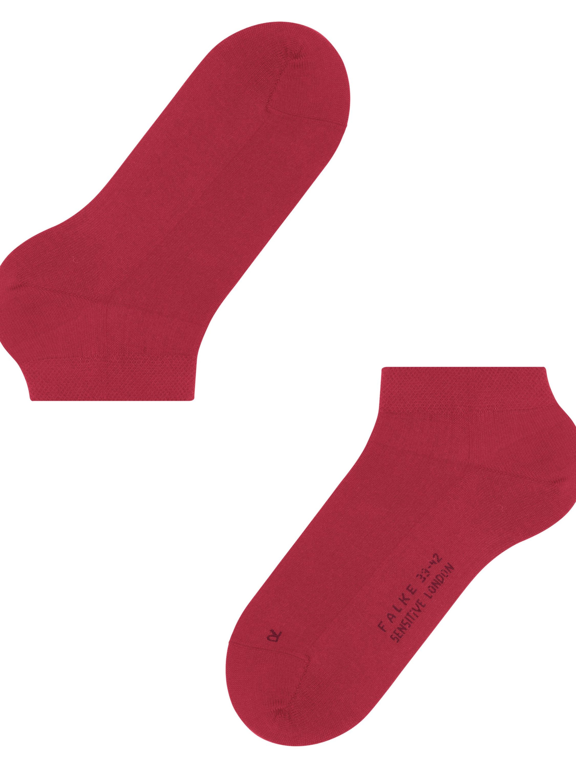 FALKE Socks 'Sensitive London' in Red