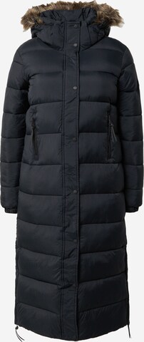 Superdry Зимнее пальто в Черный: спереди
