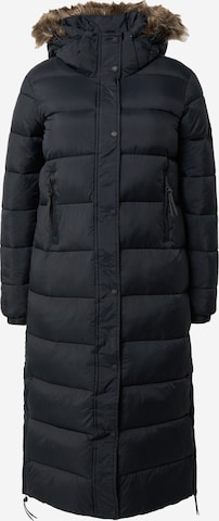 Superdry Wintermantel in Zwart: voorkant