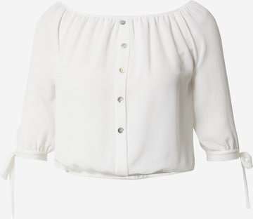 Hailys - Blusa 'Adelina' en blanco: frente