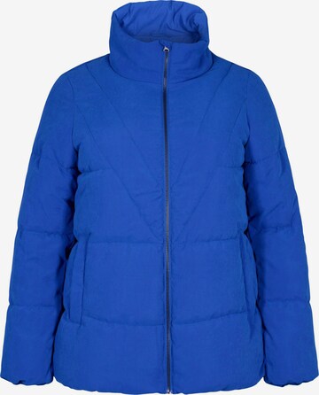 Zizzi Jacke 'CAPEACHY' in Blau: predná strana