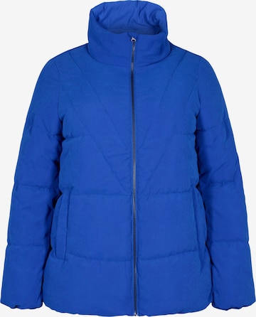 Zizzi Jacke 'CAPEACHY' in Blau: predná strana